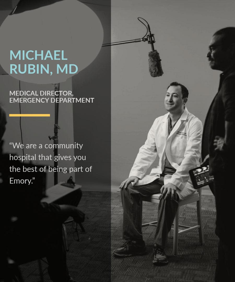 Medical Director Emergency Department Michael Rubin MD