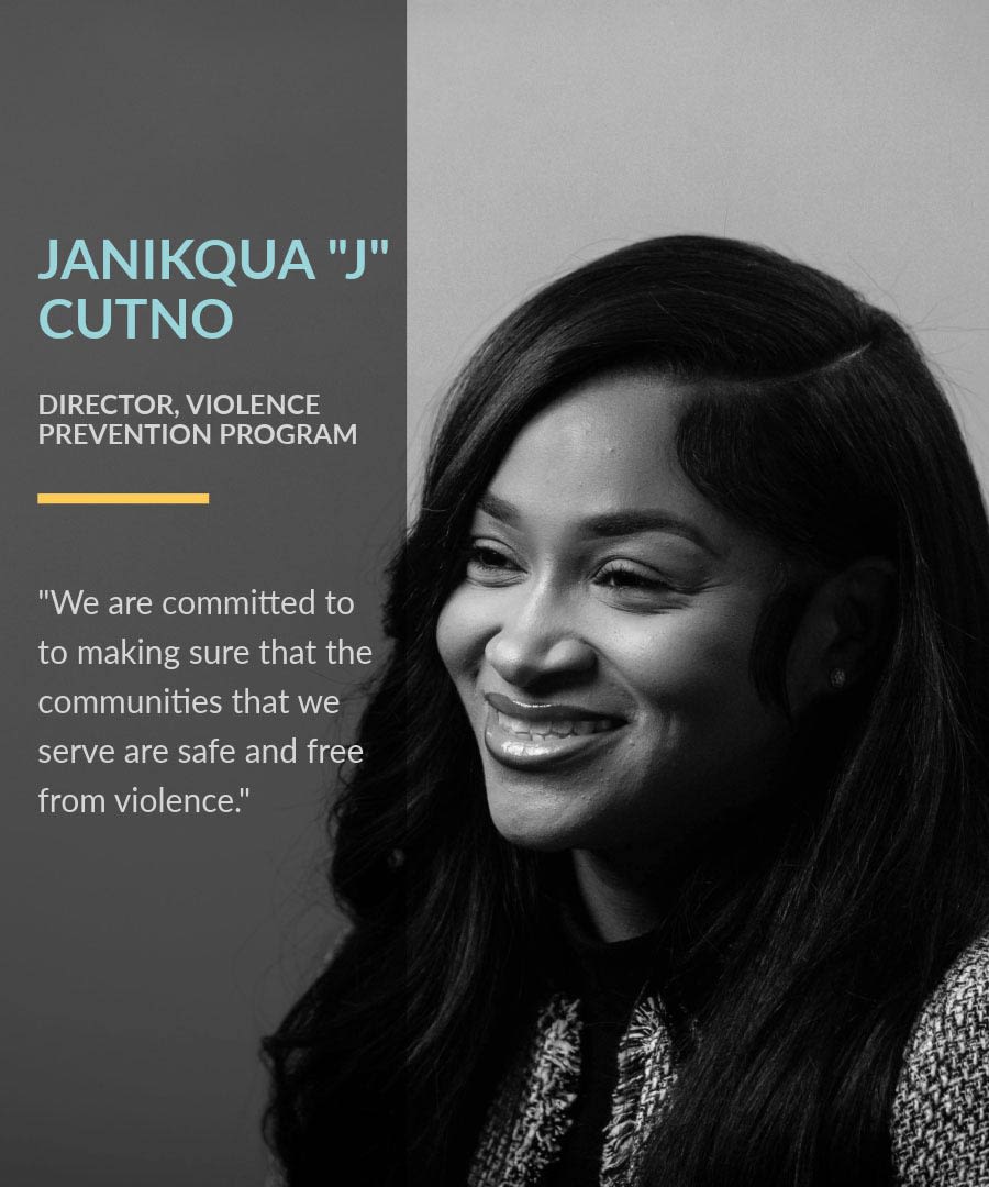 Director Violence Prevention Program Janikqua Cutno
